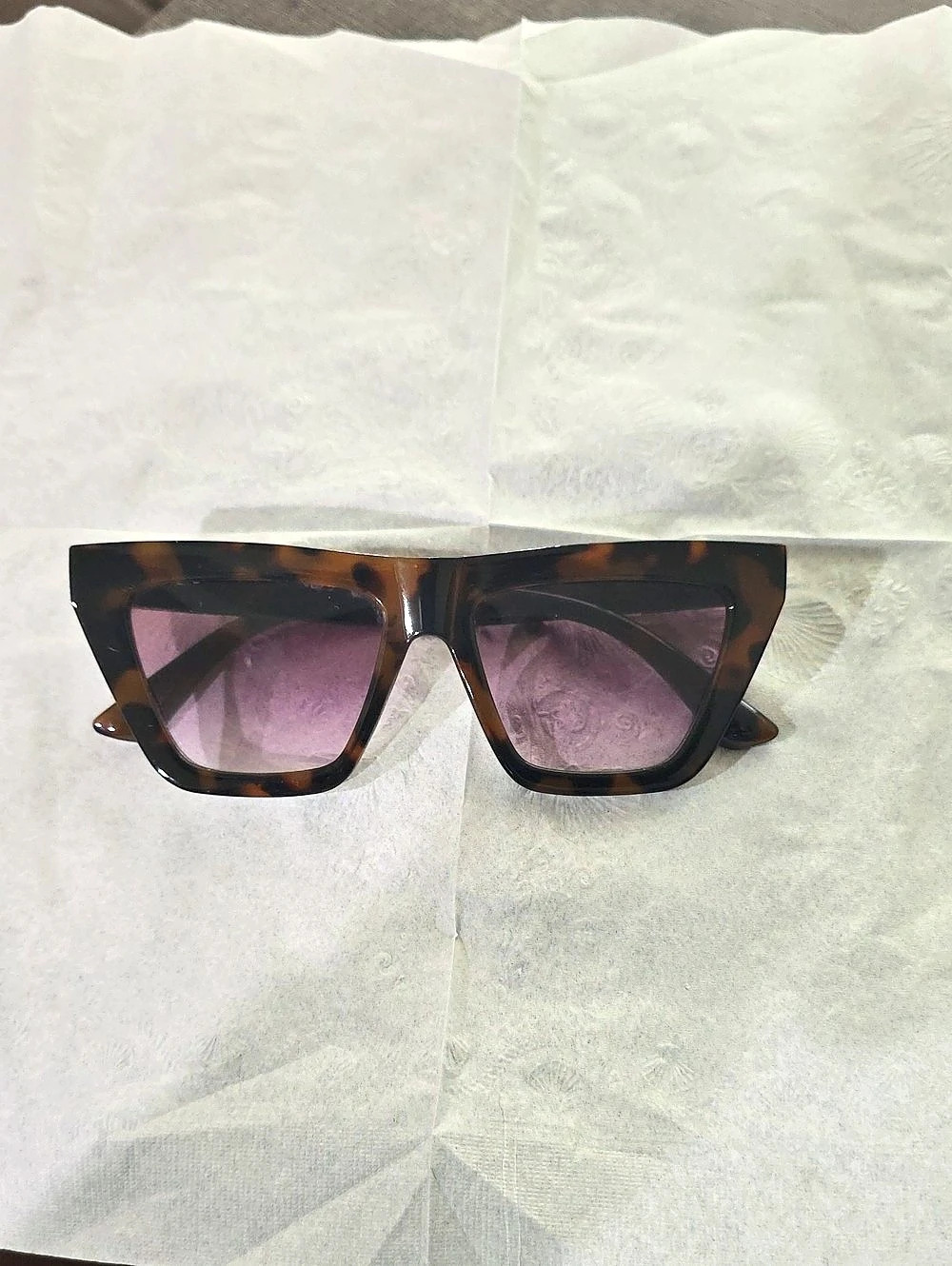 ALDO Women's Tortoiseshell Cat Eye Sunglasses in Brown & Purple